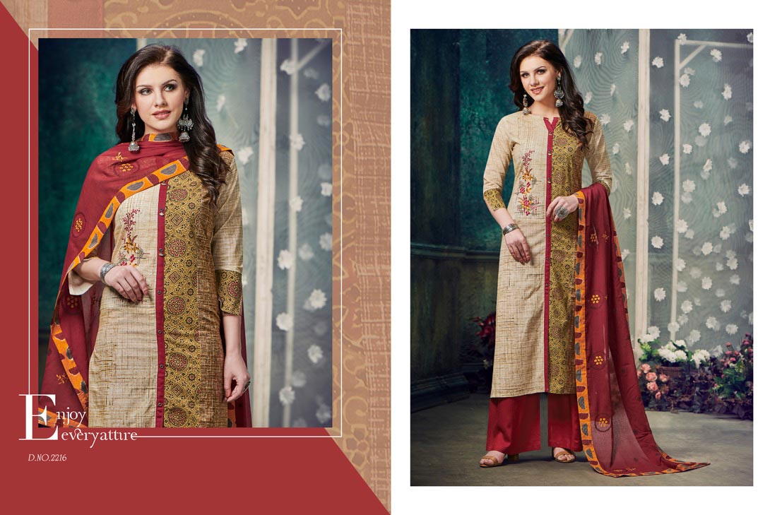 Rangoon Presents Non Stop Long Kurtis With Palazzo Set Rangoon Presents Non Stop Long Kurtis With Palazzo Set